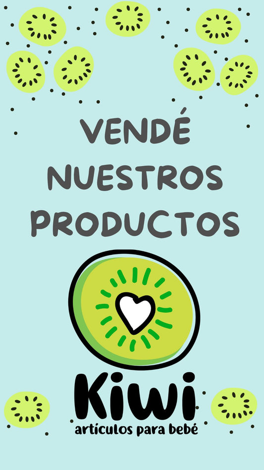 Vende los productos de Kiwi Bebe en tu local u online
