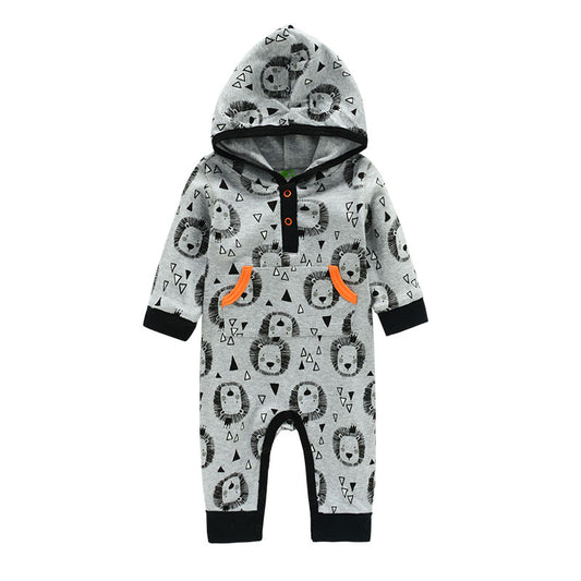 Pijama - Diseño de tigre gris
