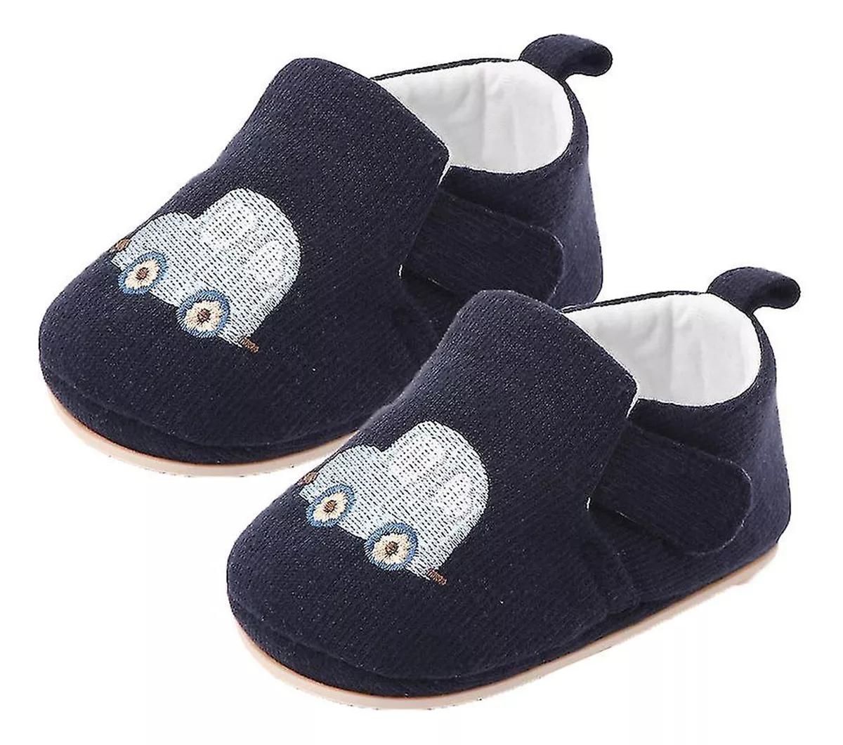 Calzado infantil - Zapatito azul con diseño de auto