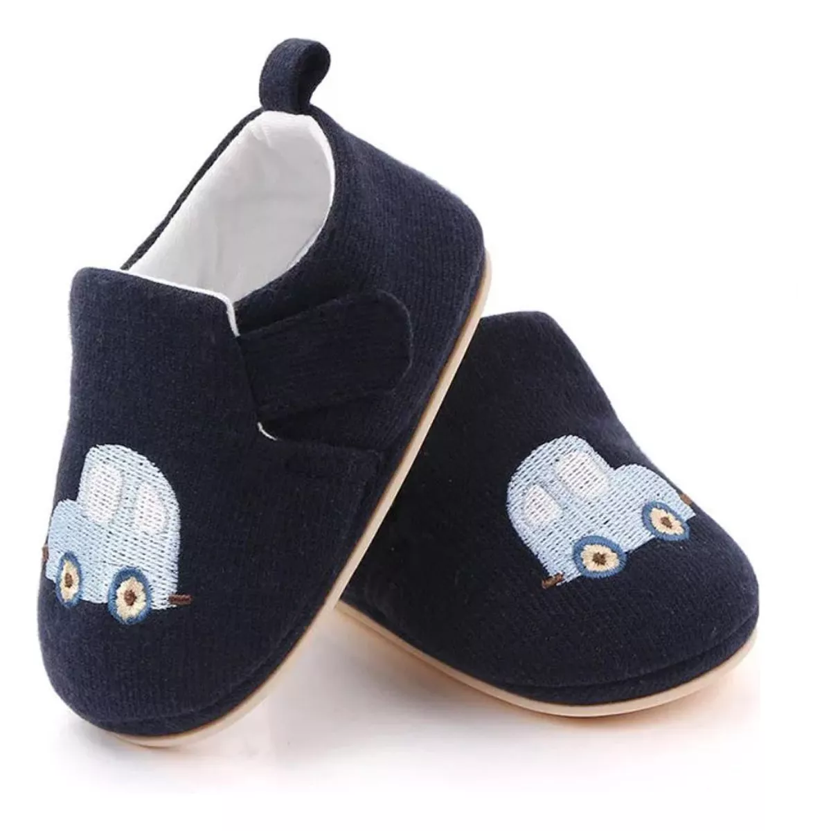 Calzado infantil - Zapatito azul con diseño de auto